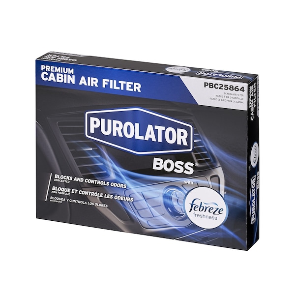Purolator PBC25864 PurolatorBOSS Premium Cabin Air Filter W Febreze
